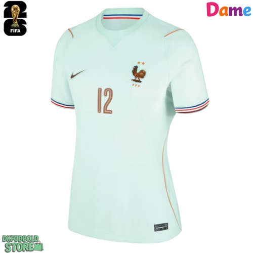 Frankrig Randal Kolo Muani #12 Replika Udebanetrøje Dame VM 2026 Kortærmet